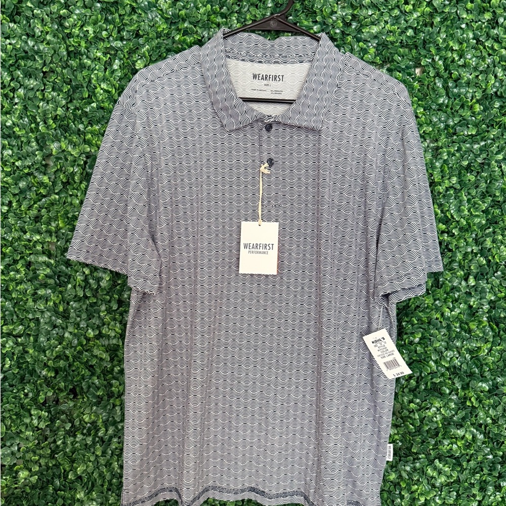 Wearfirst Men's Blue Polo Shirt